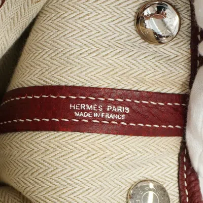 Pre-owned Hermes Rouge H Negonda Leather Tote Bag () In Red