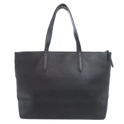 Pre-owned Jimmy Choo Black Leather Tote Bag ()