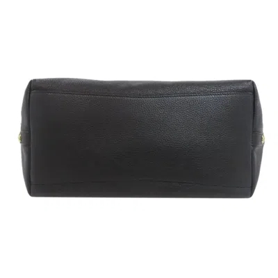 Pre-owned Jimmy Choo Black Leather Tote Bag ()