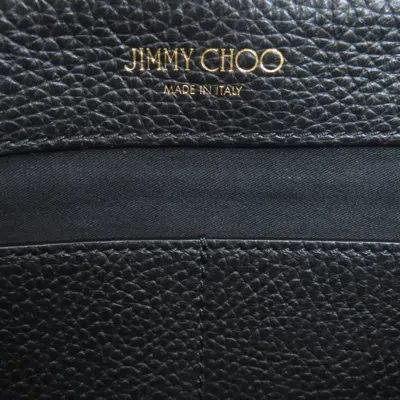 Pre-owned Jimmy Choo Black Leather Tote Bag ()