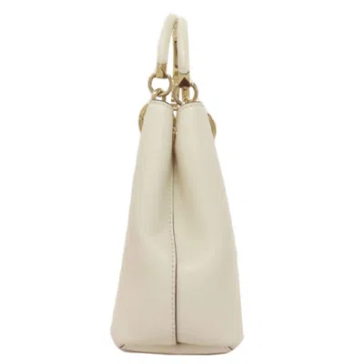 Pre-owned Jimmy Choo White Leather Tote Bag ()