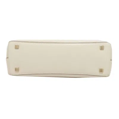 Pre-owned Jimmy Choo White Leather Tote Bag ()