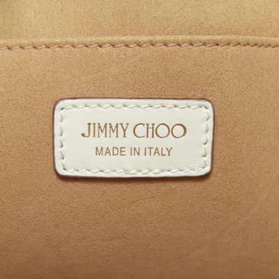 Pre-owned Jimmy Choo White Leather Tote Bag ()