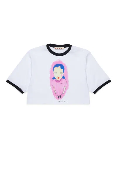 Marni Graphic-print T-shirt In White