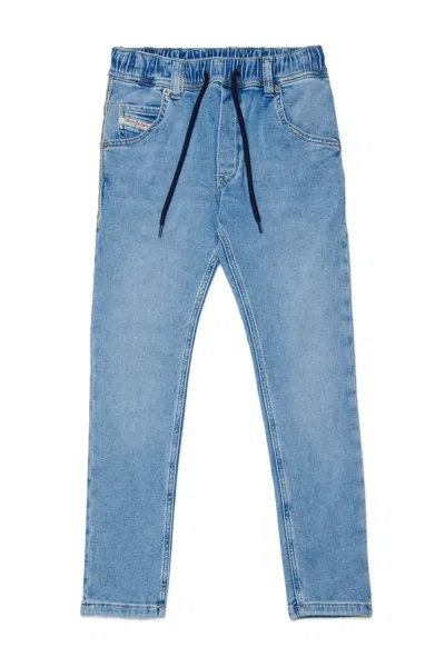 Diesel Joggjeans Regular Fit Light Blue Wash In Blue