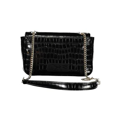 La Martina Black Polyethylene Handbag In Black