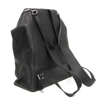 Pre-owned Loewe Black Leather Backpack ()