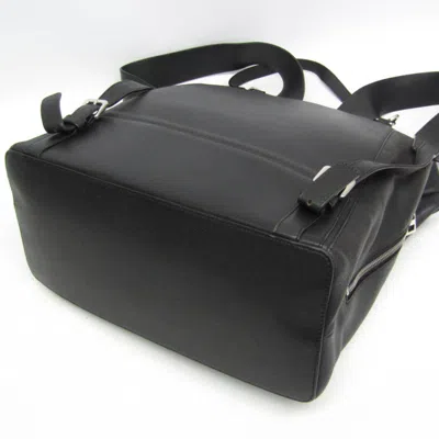 Pre-owned Loewe Black Leather Backpack ()