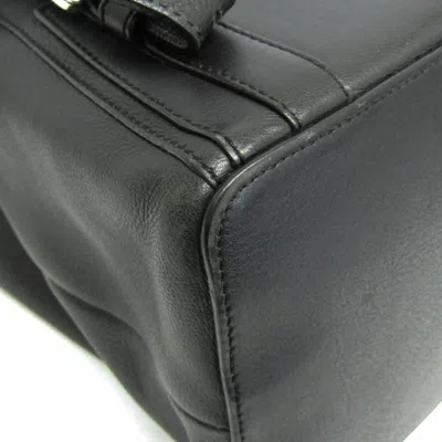 Pre-owned Loewe Black Leather Backpack ()
