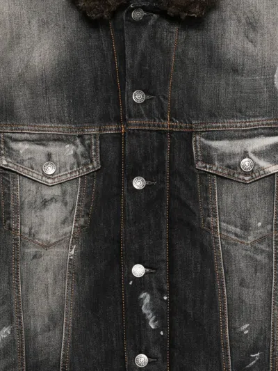 Acne Studios Women Denim Jacket In Black