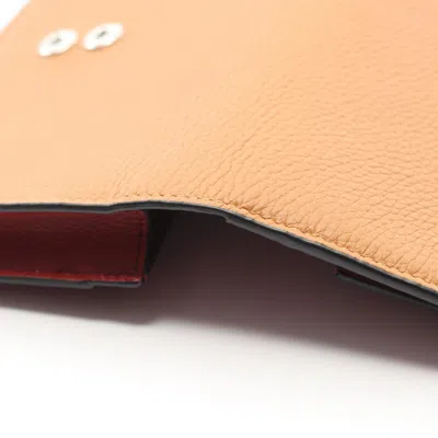 Pre-owned Loewe Brown Leather Long Wallet (bi-fold) ()