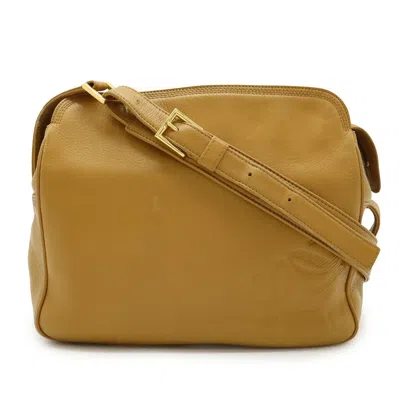 Pre-owned Loewe Brown Leather Shoulder Bag ()