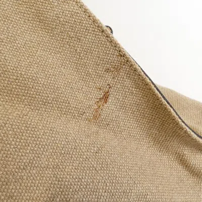 Pre-owned Loewe Brown Linen Canvas Leather Shoulder Bag ()