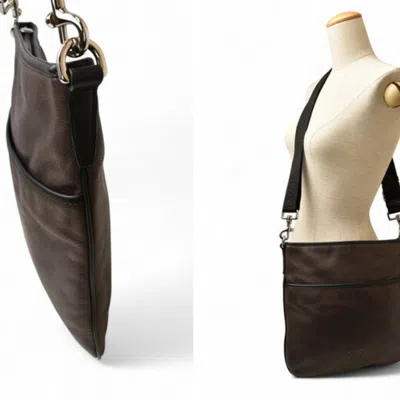 Pre-owned Loewe Dark Brown Shoulder Bag ()