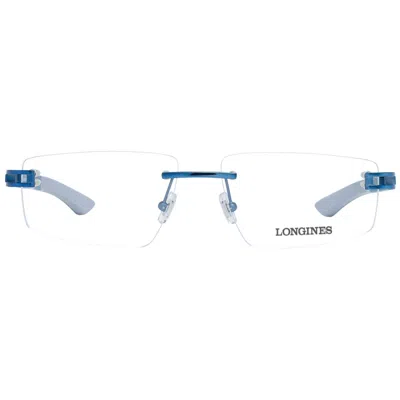 Longines Blue Men Optical Frames In Blue