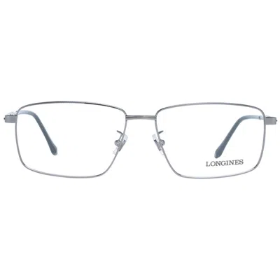Longines Gray Metal Glasses Men's (frames) In Gray