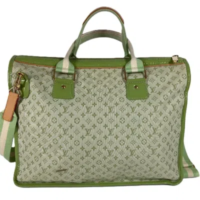 Pre-owned Louis Vuitton Almond Green Monogram Monogram Mini Shoulder Bag Tote Bag ()