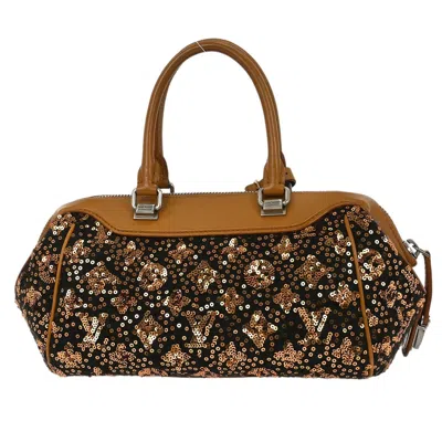 Pre-owned Louis Vuitton Baby Speedy Bag Limited Edition Sunshine Express Brown Leather Handbag ()