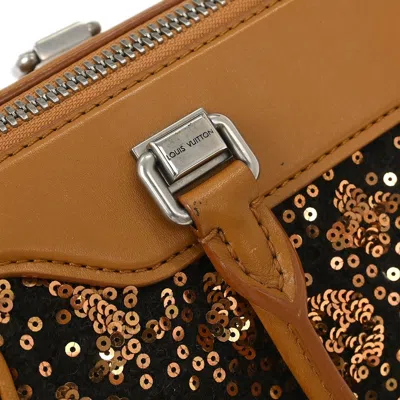 Pre-owned Louis Vuitton Baby Speedy Bag Limited Edition Sunshine Express Brown Leather Handbag ()