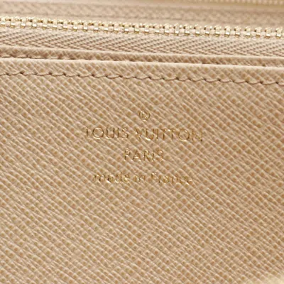Pre-owned Louis Vuitton Beige Ivory Mastic Monogram Mini Leather Long Wallet (bi-fold) ()
