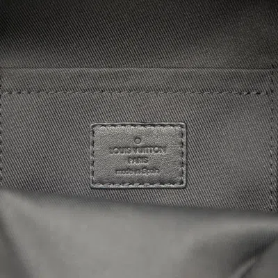 Pre-owned Louis Vuitton Black Brown Pvc Leather Backpack () In Multi