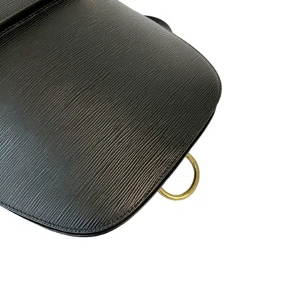 Pre-owned Louis Vuitton Black Leather Backpack ()