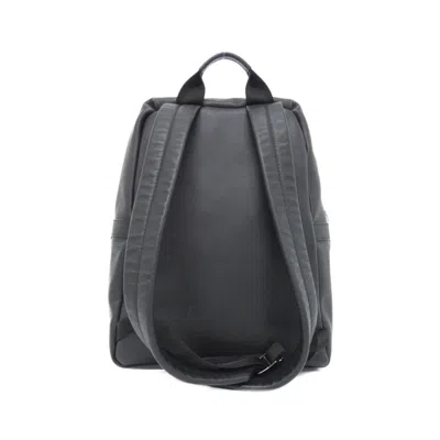 Pre-owned Louis Vuitton Black Leather Backpack ()