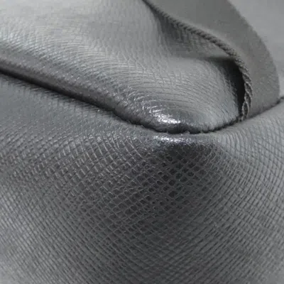 Pre-owned Louis Vuitton Black Leather Backpack ()