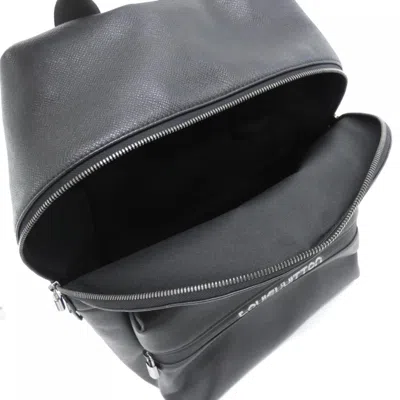 Pre-owned Louis Vuitton Black Leather Backpack ()