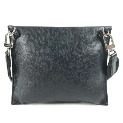 Pre-owned Louis Vuitton Black Monogram Monogram Denim Pouch Shoulder Bag ()