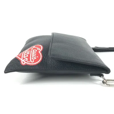 Pre-owned Louis Vuitton Black Monogram Monogram Denim Pouch Shoulder Bag ()