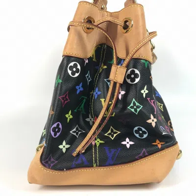 Pre-owned Louis Vuitton Black Multi-color Noir Monogram Multicolore Canvas Shoulder Bag Tote Bag ()