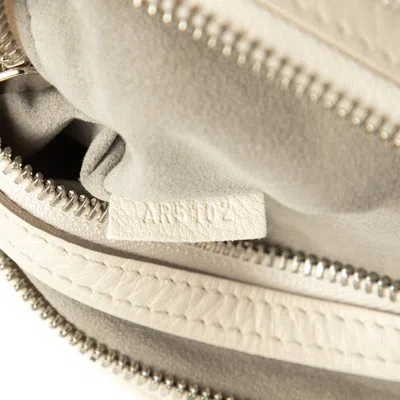 Pre-owned Louis Vuitton Blanc Cream Leather Shoulder Bag Tote Bag ()