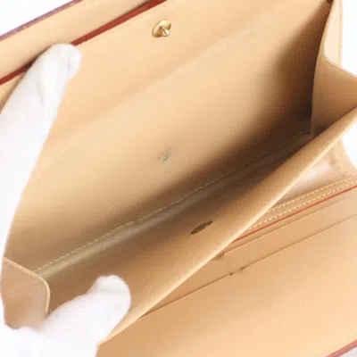 Pre-owned Louis Vuitton Blanc Monogram Multi-color Coated Canvas Leather Coin Purse/coin Case ()