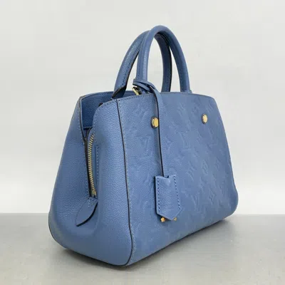 Pre-owned Louis Vuitton Blue Jean Handbag ()