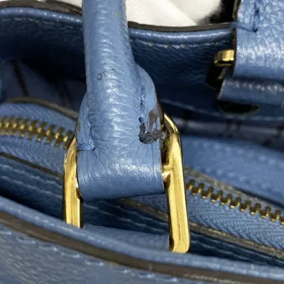 Pre-owned Louis Vuitton Blue Jean Handbag ()