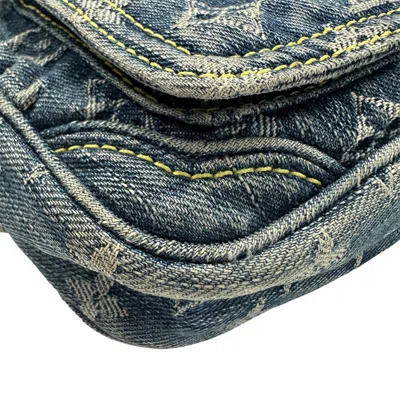 Pre-owned Louis Vuitton Blue Monogram Denim Fanny Pack Sling Bag ()