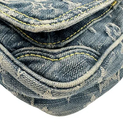 Pre-owned Louis Vuitton Blue Monogram Denim Fanny Pack Sling Bag ()