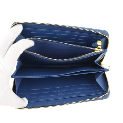 Pre-owned Louis Vuitton Blue Monogram Monogram Coin Purse/coin Case ()