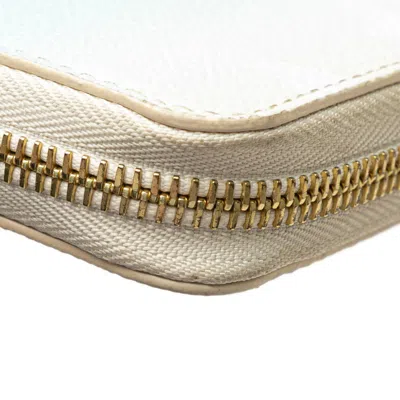 Pre-owned Louis Vuitton Blue Pvc Leather Long Wallet (bi-fold) ()