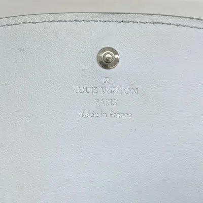 Pre-owned Louis Vuitton Blue White Wallet (bi-fold) () In Multi