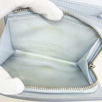 Pre-owned Louis Vuitton Blue White Wallet (bi-fold) () In Multi