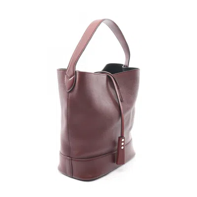 Pre-owned Louis Vuitton Bordeaux Ruby Leather Shoulder Bag ()