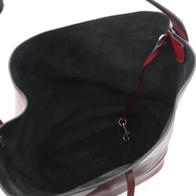 Pre-owned Louis Vuitton Bordeaux Ruby Leather Shoulder Bag ()