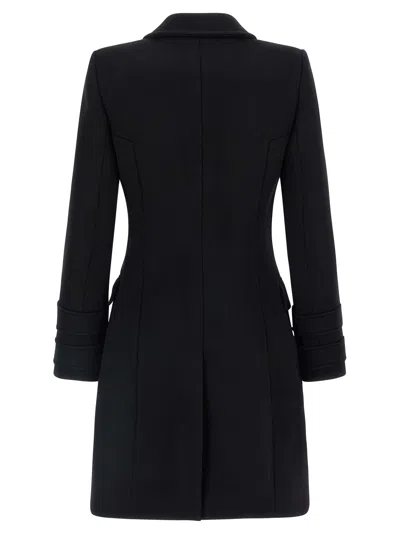 Balmain 10 Buttons Coat In Virgin Wool And Cashmere Women In Black