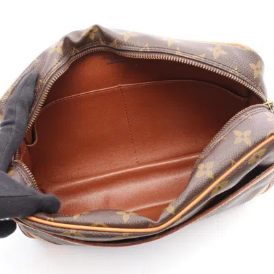 Pre-owned Louis Vuitton Brown Coated Canvas Monogram Pvc Leather Clutch Bag ()