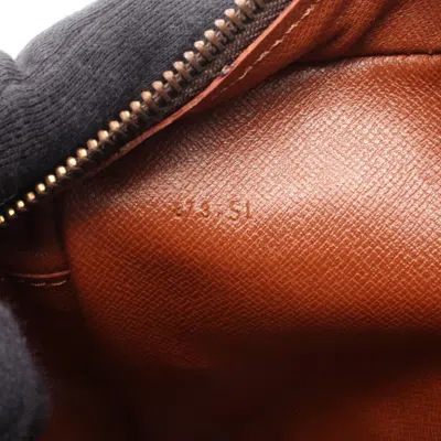Pre-owned Louis Vuitton Brown Coated Canvas Monogram Pvc Leather Clutch Bag ()