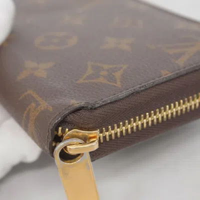 Pre-owned Louis Vuitton Brown Coquelicots Long Wallet (bi-fold) ()