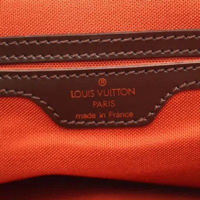 Pre-owned Louis Vuitton Brown Damier Canvas Coated Canvas Leather Backpack ()