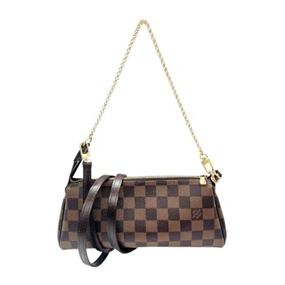 Pre-owned Louis Vuitton Brown Damier Canvas Ebene Damier Canvas Pochette Shoulder Bag ()